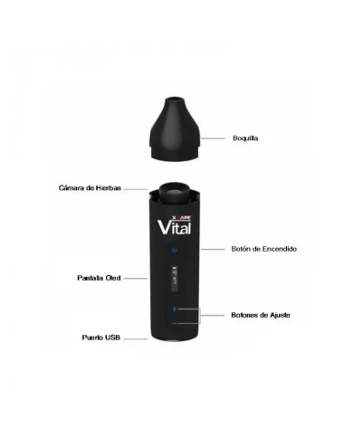 X-Vape VITAL Vaporizador Dry Herb X-Vape VITAL Vaporizador Dry Herb