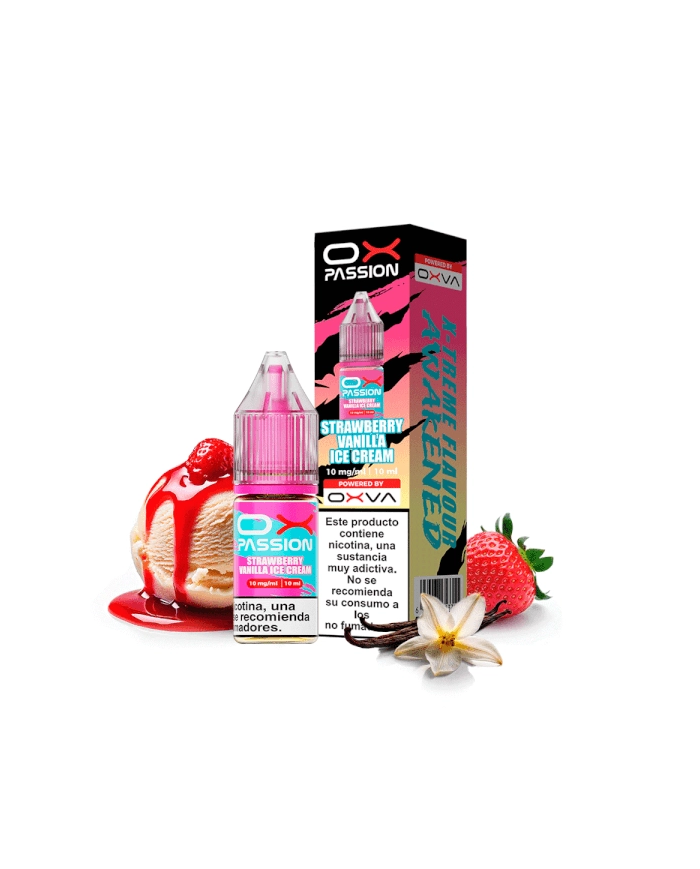 Sales STRAWBERRY VANILLA ICE CREAM Oxva Ox Passion