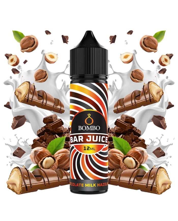 Longfill CHOCOLATE MILK HAZELNUT Bar Juice By Bombo