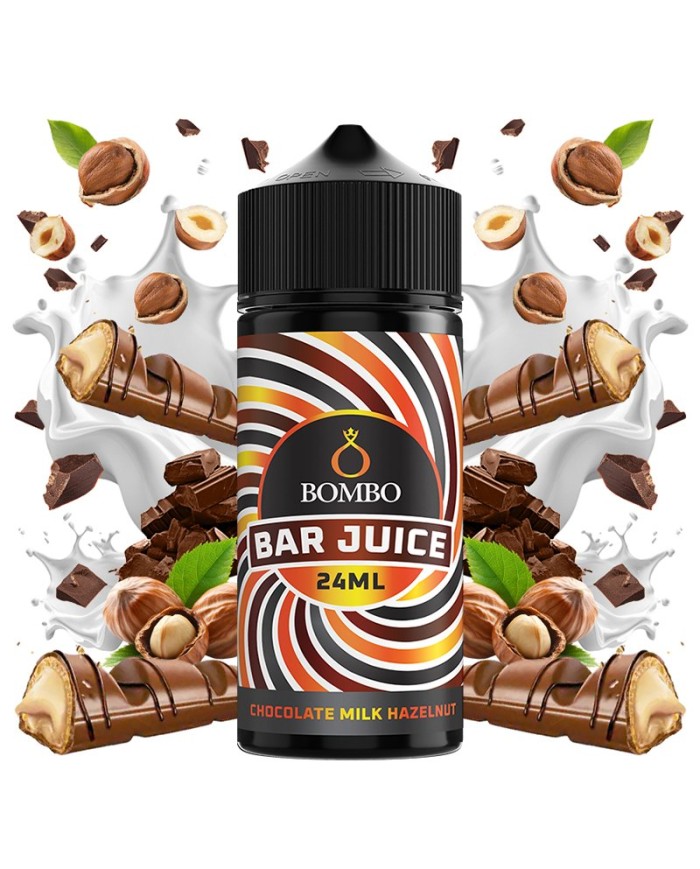 Longfill CHOCOLATE MILK HAZELNUT Bar Juice By Bombo