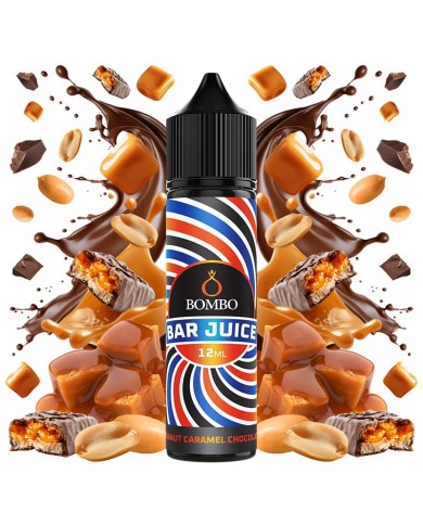 Longfill PEANUT CHOCOLATE CARAMEL Bar Juice By Bombo Longfill PEANUT CHOCOLATE CARAMEL Bar Juice By Bombo