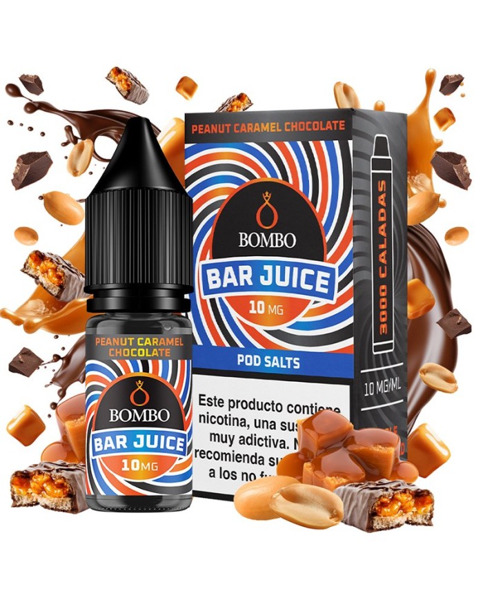 Sales PEANUT CHOCOLATE CARAMEL Bar Juice By Bombo
