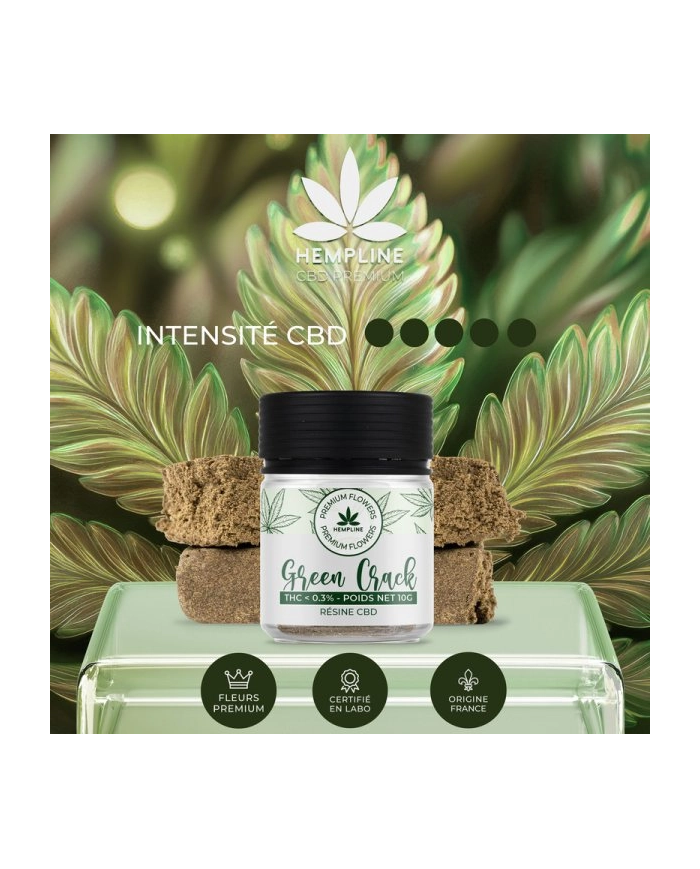 Hash GREEN CRACK 10Gr. Cbd Hempline
