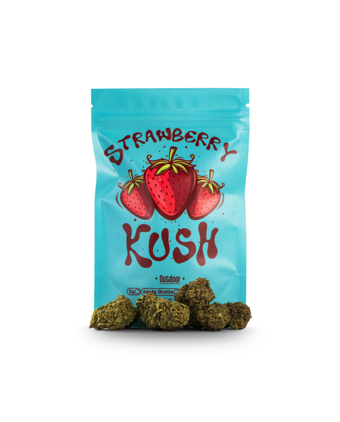 Flores STRAWBERRY KUSH Cbd Happy Flowers