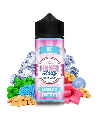 Longfill BUBBLEGUM ICE 30ML. Dinner Lady