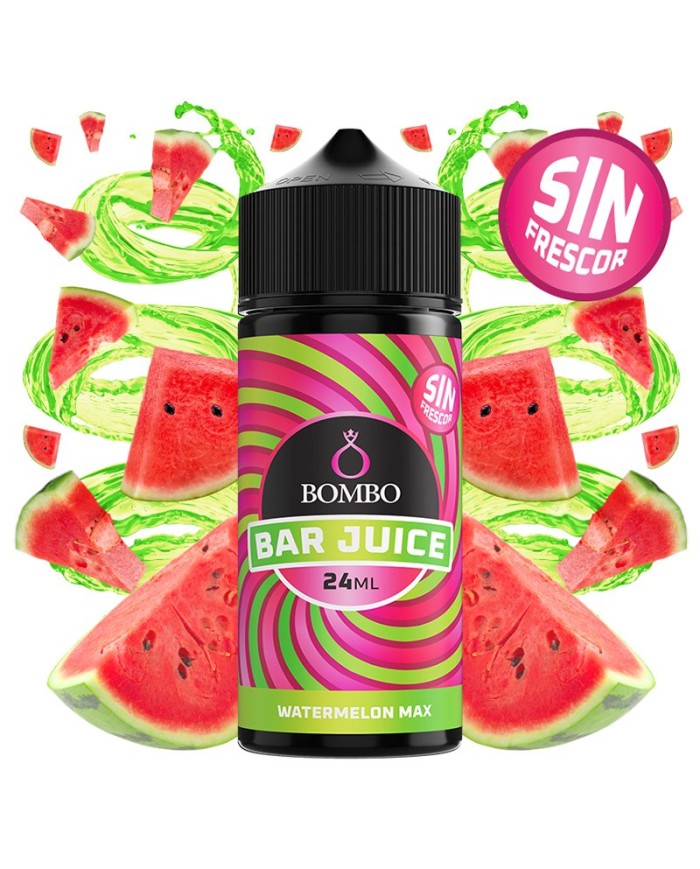 Longfill WATERMELON MAX SIN FRIO 24ML. Bar Juice By Bombo
