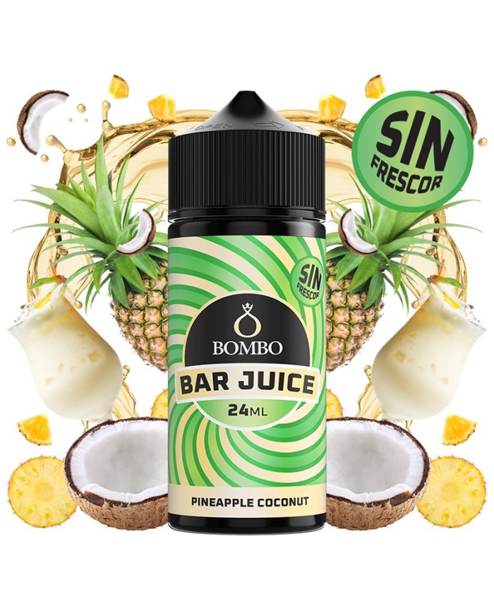 Longfill PINEAPPLE COCONUT SIN FRIO 24ML. Bar Juice By Bombo