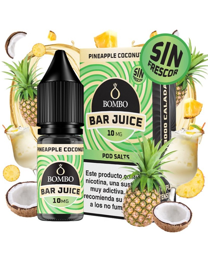 Sales PINEAPPLE COCONUT SIN FRIO Bar Juice By Bombo