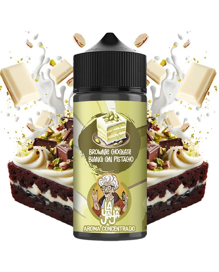 Longfill BROWNIE CHOCOLATE BLANCO CON PISTACHO 30ML. La Yaya