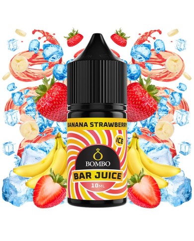 Longfill BANANA STRAWBERRY ICE 10ML. Bar Juice By Bombo Longfill BANANA STRAWBERRY ICE 10ML. Bar Juice By Bombo