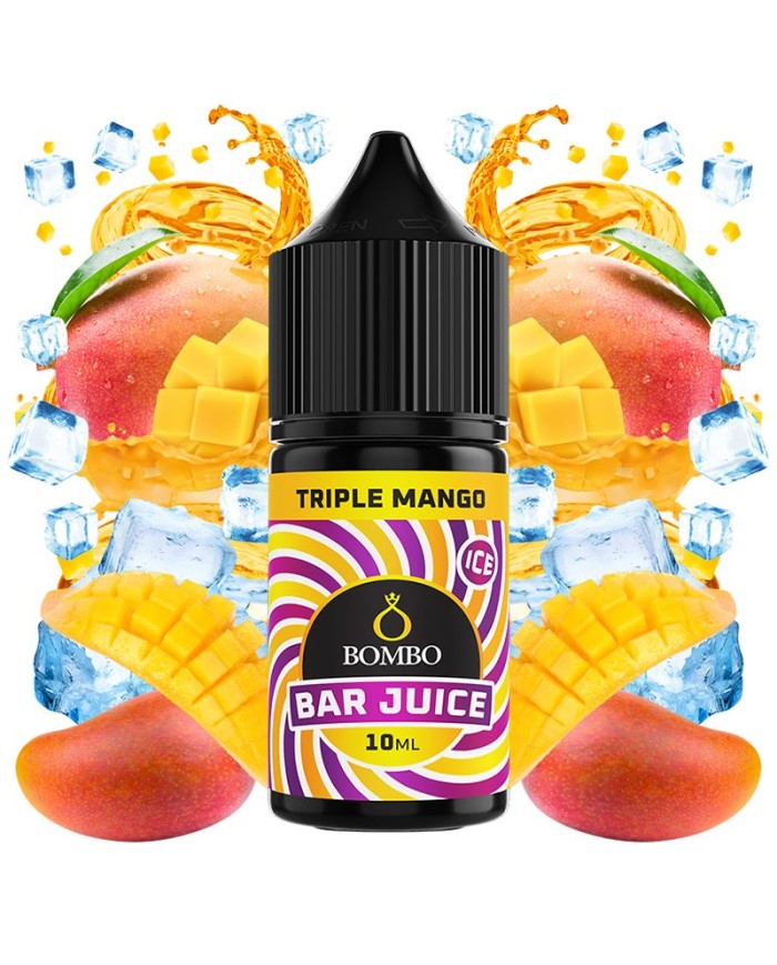 Longfill TRIPLE MANGO ICE 10ML. Bar Juice By Bombo Longfill TRIPLE MANGO ICE 10ML. Bar Juice By Bombo