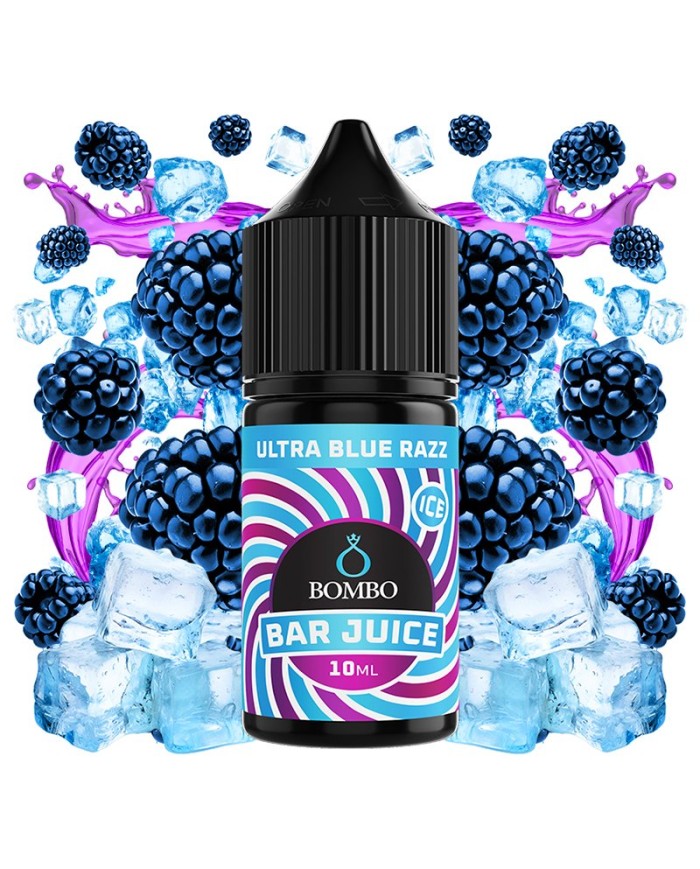 Longfill ULTRA BLUE RAZZ ICE 10ML. Bar Juice By Bombo Longfill ULTRA BLUE RAZZ ICE 10ML. Bar Juice By Bombo