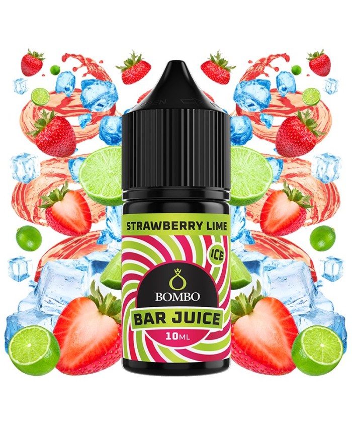 Longfill STRAWBERRY LIME ICE 10ML. Bar Juice By Bombo Longfill STRAWBERRY LIME ICE 10ML. Bar Juice By Bombo