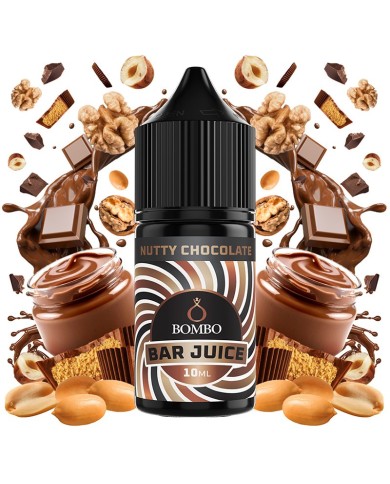 Longfill NUTTY CHOCOLATE 10ML. Bar Juice By Bombo