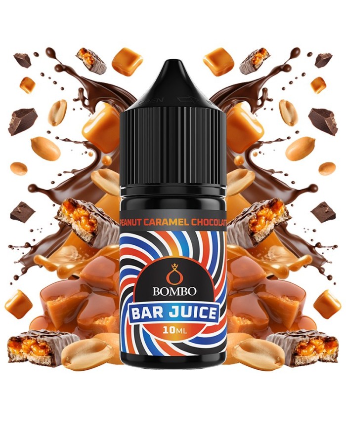 Longfill PEANUT CHOCOLATE CARAMEL 10ML. Bar Juice By Bombo Longfill PEANUT CHOCOLATE CARAMEL 10ML. Bar Juice By Bombo