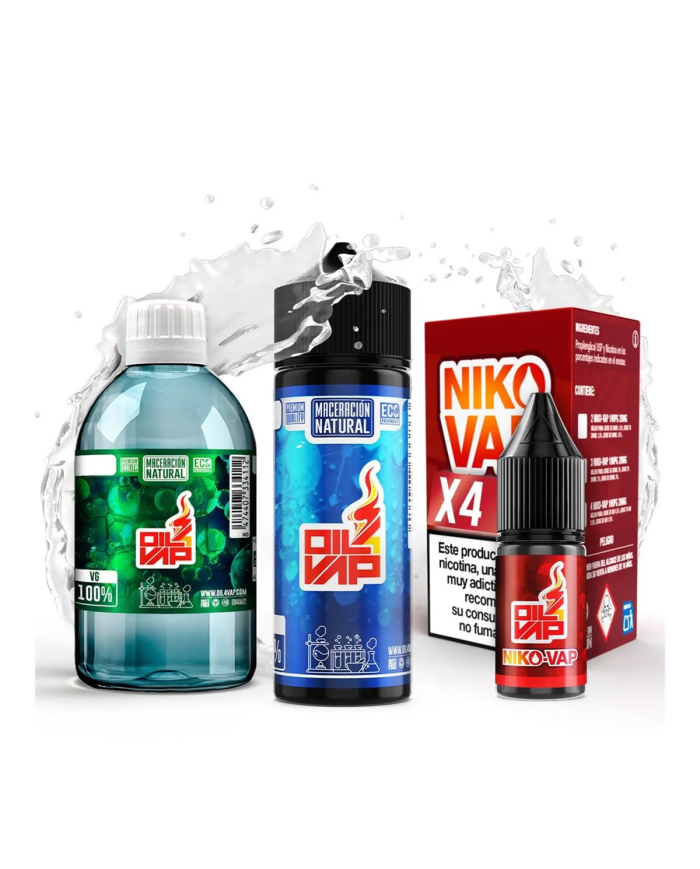 Pack Base 70VG/30PG 1.5Mg. 500ML. Oil4Vap