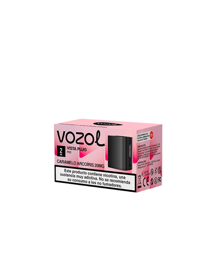 Vozol VISTA PLUG CARAMELO ARCOIRIS 2+10 Cartucho