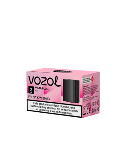 Vozol VISTA PLUG FRESA KIWI 2+10 Cartucho Vozol VISTA PLUG FRESA KIWI 2+10 Cartucho