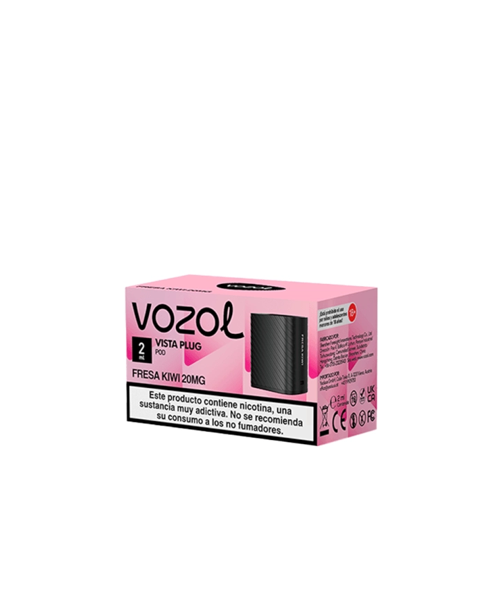 Vozol VISTA PLUG FRESA KIWI 2+10 Cartucho