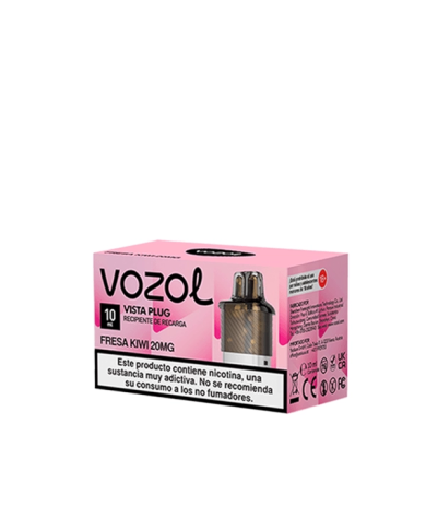 Vozol VISTA PLUG FRESA KIWI 2+10 Cartucho Vozol VISTA PLUG FRESA KIWI 2+10 Cartucho