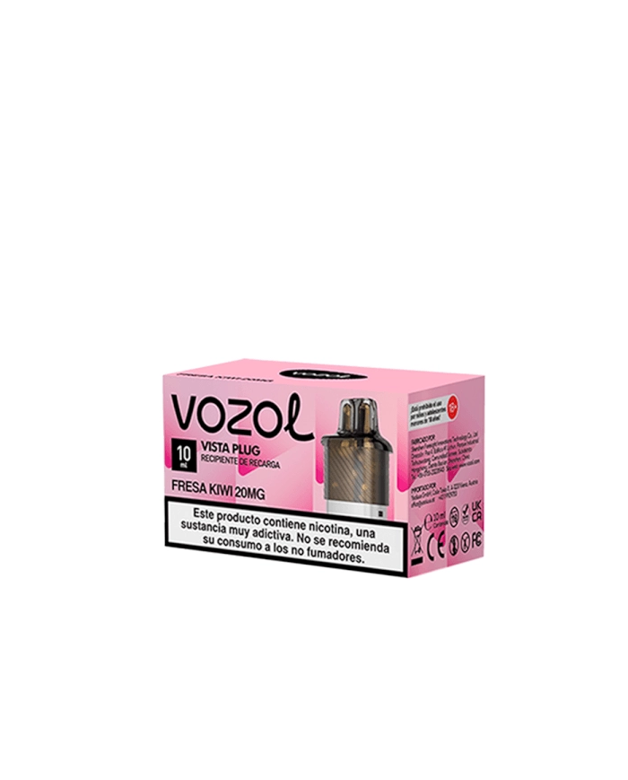 Vozol VISTA PLUG FRESA KIWI 2+10 Cartucho