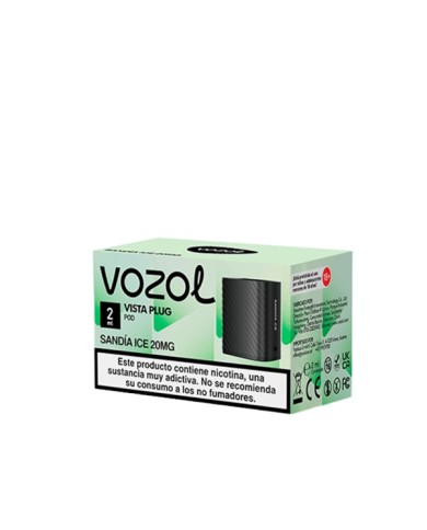 Vozol VISTA PLUG SANDIA ICE 2+10 Cartucho Vozol VISTA PLUG SANDIA ICE 2+10 Cartucho