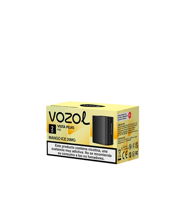 Vozol VISTA PLUG MANGO ICE 2+10 Cartucho