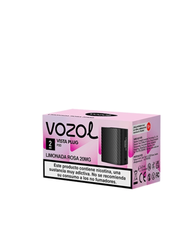 Vozol VISTA PLUG LIMONADA ROSA 2+10 Cartucho Vozol VISTA PLUG LIMONADA ROSA 2+10 Cartucho