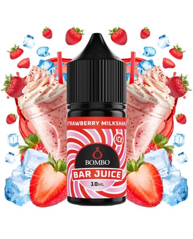 Longfill STRAWBERRY MILKSHAKE 10ML. Bar Juice By Bombo