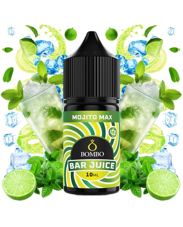Longfill MOJITO MAX ICE 10ML. Bar Juice By Bombo