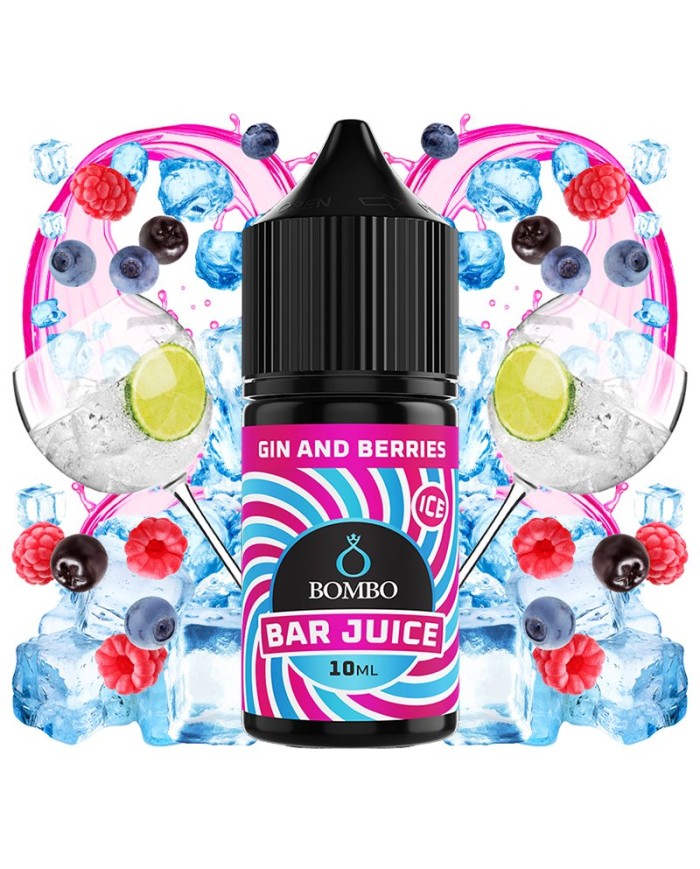 Longfill GIN Y BERRIES ICE 10ML. Bar Juice By Bombo