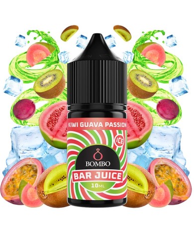 Longfill KIWI GUAVA PASSION ICE 10ML. Bar Juice By Bombo