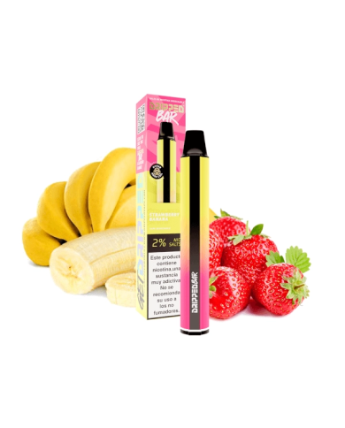 Dripped Bar STRAWBERRY BANANA 800 PUFFS Pod Desechable Dripped Bar STRAWBERRY BANANA 800 PUFFS Pod Desechable