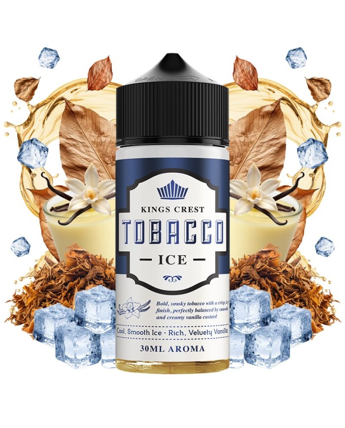 Longfill TOBACCO ICE 30ML. Kings Crest