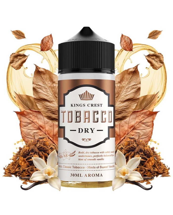 Longfill TOBACCO DRY 30ML. Kings Crest