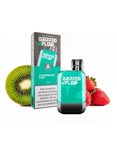 Dripped GoFlow STRAWBERRY KIWI 800 PUFFS Pod Desechable Dripped GoFlow STRAWBERRY KIWI 800 PUFFS Pod Desechable