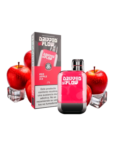 Dripped GoFlow RED APPLE ICE 800 PUFFS Pod Desechable Dripped GoFlow RED APPLE ICE 800 PUFFS Pod Desechable