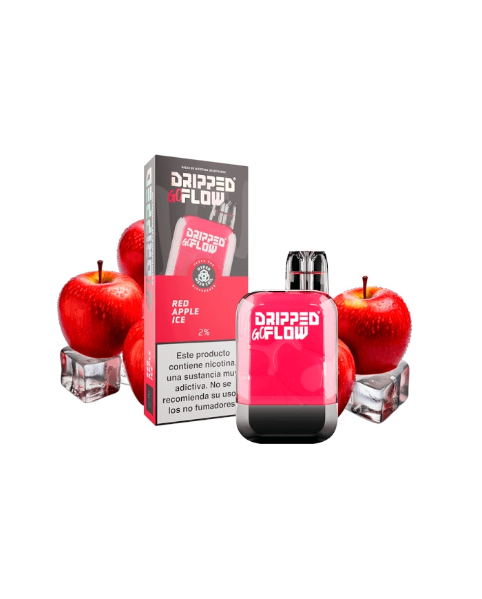 Dripped GoFlow RED APPLE ICE 800 PUFFS Pod Desechable