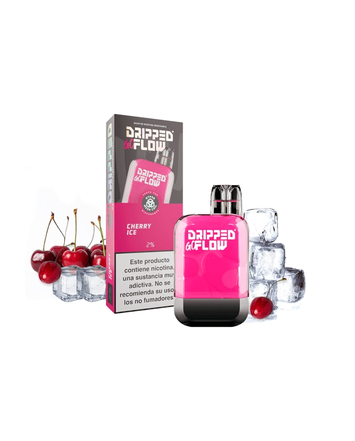 Dripped GoFlow CHERRY ICE 800 PUFFS Pod Desechable