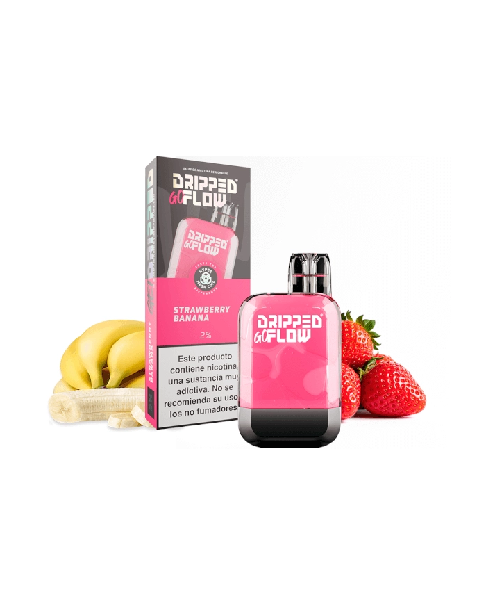 Dripped GoFlow STRAWBERRY BANANA 800 PUFFS Pod Desechable