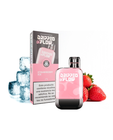 Dripped GoFlow STRAWBERRY ICE 800 PUFFS Pod Desechable Dripped GoFlow STRAWBERRY ICE 800 PUFFS Pod Desechable