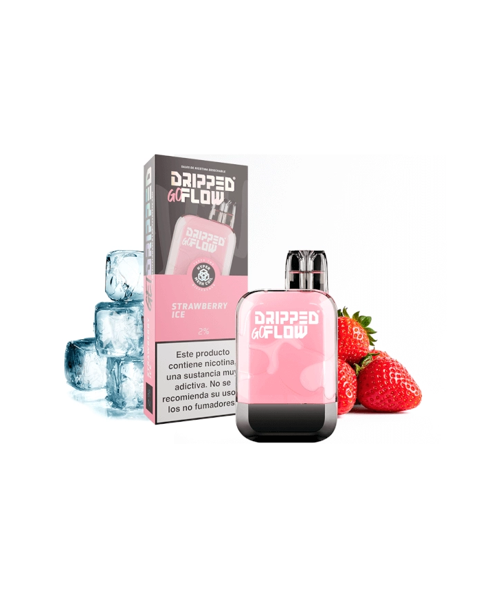 Dripped GoFlow STRAWBERRY ICE 800 PUFFS Pod Desechable