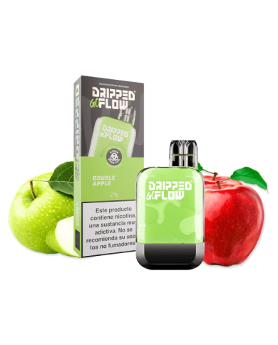 Dripped GoFlow DOUBLE APPLE 800 PUFFS Pod Desechable Dripped GoFlow DOUBLE APPLE 800 PUFFS Pod Desechable