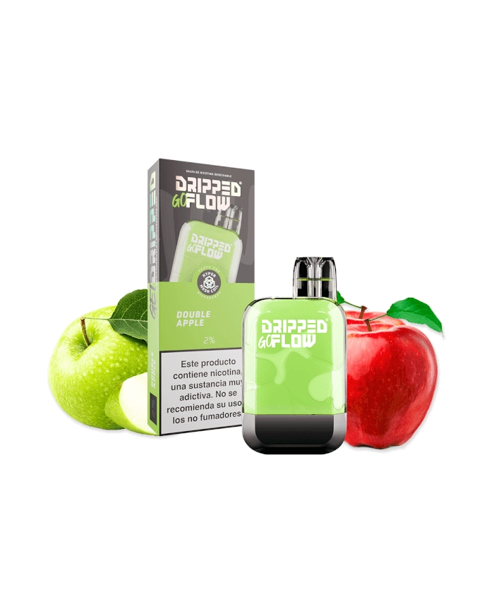 Dripped GoFlow DOUBLE APPLE 800 PUFFS Pod Desechable
