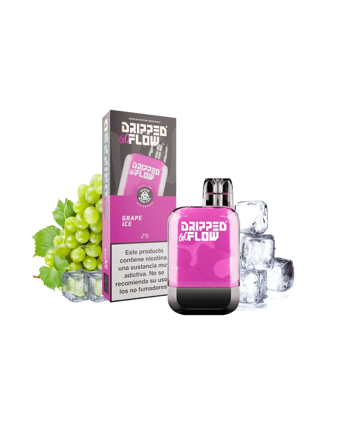 Dripped GoFlow GRAPE ICE 800 PUFFS Pod Desechable