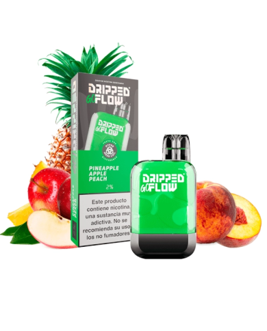 Dripped GoFlow PINEAPPLE APPLE PEACH 800 PUFFS Pod Desechable Dripped GoFlow PINEAPPLE APPLE PEACH 800 PUFFS Pod Desechable