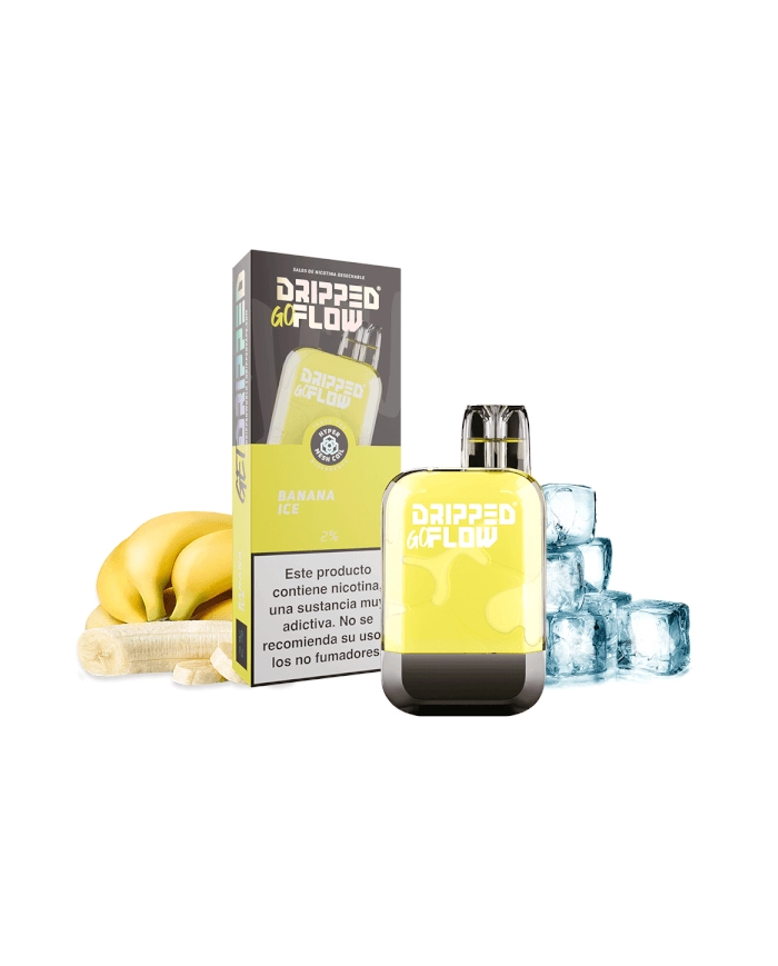 Dripped GoFlow BANANA ICE 800 PUFFS Pod Desechable