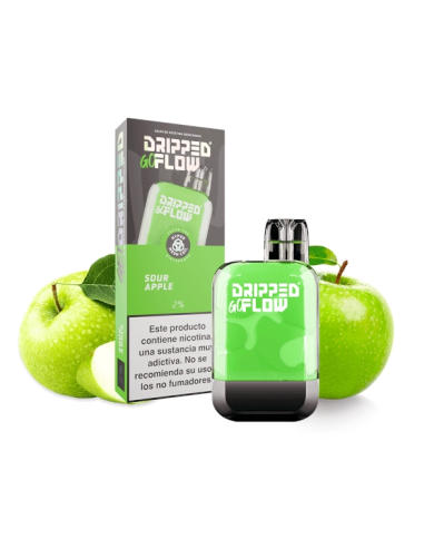 Dripped GoFlow SOUR APPLE 800 PUFFS Pod Desechable Dripped GoFlow SOUR APPLE 800 PUFFS Pod Desechable