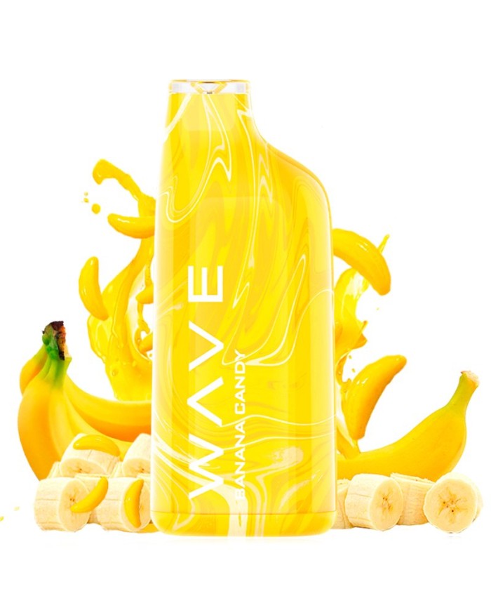Bud Vape Wave BANANA CANDY ZERO 800 PUFFS Pod Desechable