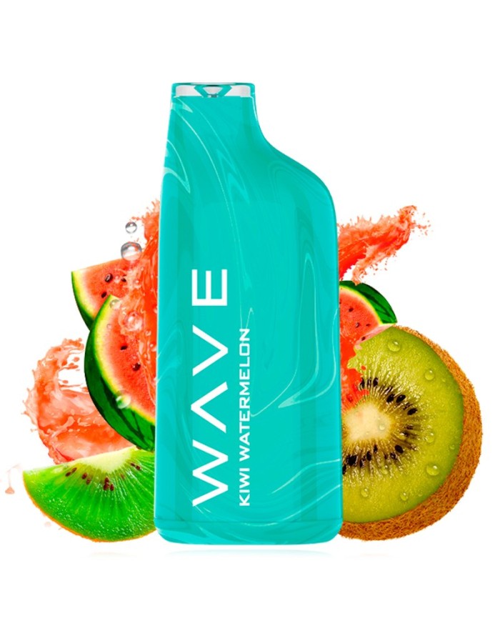 Bud Vape Wave KIWI WATERMELON ZERO 800 PUFFS Pod Desechable